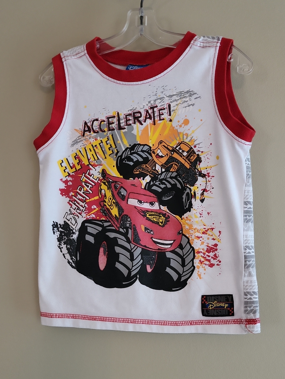 Disney Cars monster truck tank top